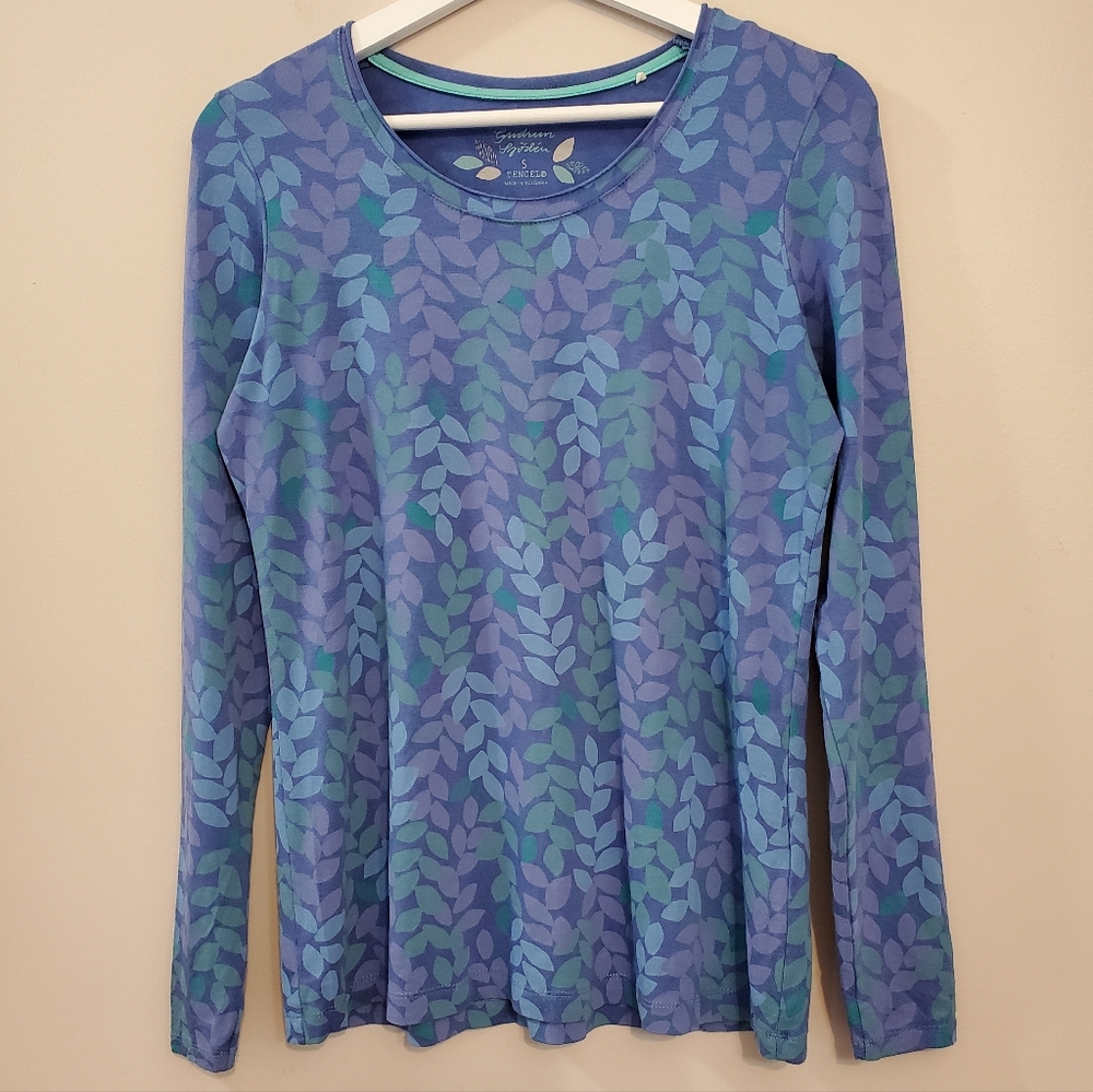Gudrun Sjoden - Leaf Pattern Long Sleeve Shirt - Size S